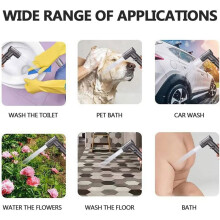 Valvola di Controllo Doppia 1-In-2-Out  Rubinetto Multifunzione  Kit Doccia un Pressione per Rubinetto da Bagno per Bidet e Doccia-B