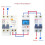 230V AC Din Rail Single Phase Reset Zero  Meter KWh Voltage Current Power Consumption Counter Wattmeter 5