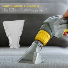 2PCS Transparent Cover for Puzzi 10/1 10/2 8/1 Replacement Upholstery Hand Tool Part Number: 4.130-001.0