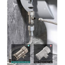 Bidet-Aufsatz, Ultraschlanke Toilette, DoppeldüSe, SpiralföRmig, Verstellbarer Wasserdruck, Nicht Elektrisch, ArschsprüHer mit Schlauch, B