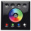 DC12V-24V RGB / RGBW Wall Mounted Touch Panel Controller Glass Panel Dimmer  Controller for LED Strips Lamp Black 6
