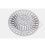 5Pcs Hair Filter Spacer Washbasin Anti Blocking White Plastic Grid Drain Hole Filter White 5