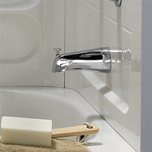 Rubinetto per Vasca A Parete Rubinetto per Vasca da Bagno A Scomparsa Rubinetto per Vasca da Bagno con Beccuccio Estraibile