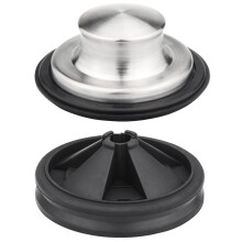Garbage Disposal Guards with Stainless Steel Brushed Kitchen Sink Stopper Drain Plug Set Food Waste Accessories