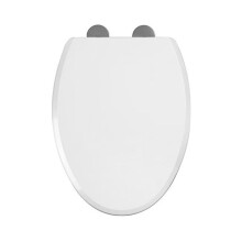Elongated Toilet Quick-Release Hinges, Slow Close, Heavy Duty, Never Loosen Toilet Seats for Adults and Children