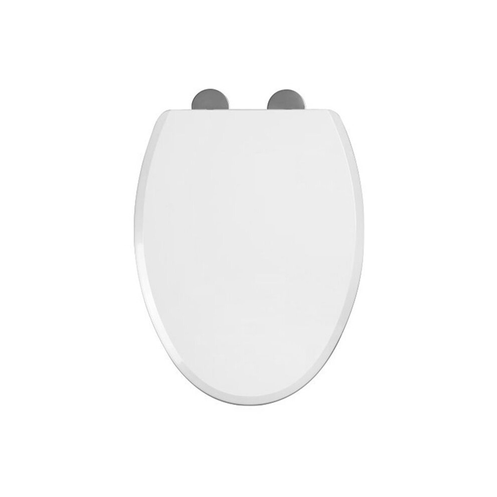 Elongated Toilet  Quick-Release Hinges, Slow Close, Heavy Duty, Never Loosen Toilet Seats for Adults and Children