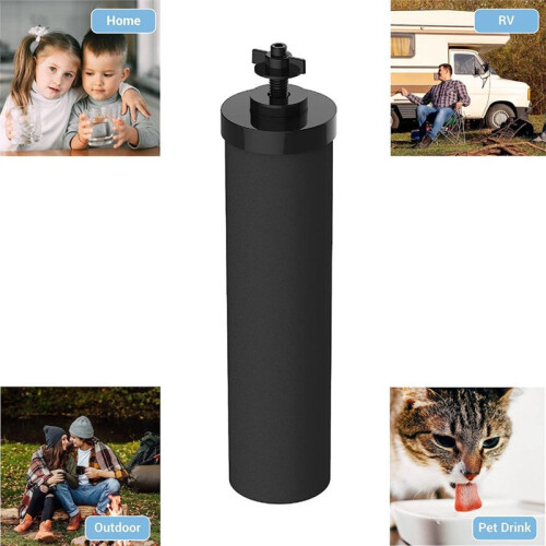 2PCS Water Filter Replacement for  Black Activated Carbon BB9-2 Filters for Gravity-Fed Water Filter System