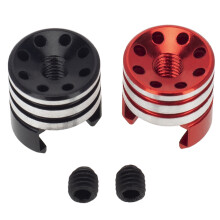 Kit de 4 Bouchons et PoignĂ©Es de Dissipateur Thermique de Batterie 4,0 mm pour Camion Tout-Terrain 1/10, Accessoires de Voiture RC, PièCe de Mise Ă