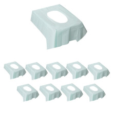 Couvre-SièGe de Toilette Jetable Extra Large, Emballé Individuellement, pour EntraîNement, ImperméAble, , 50 PièCes