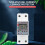 Tuya 63A 110V 220V WiFi  Meter Kwh Metering  Timing Function with Voltage Current and Leakage Protection 6