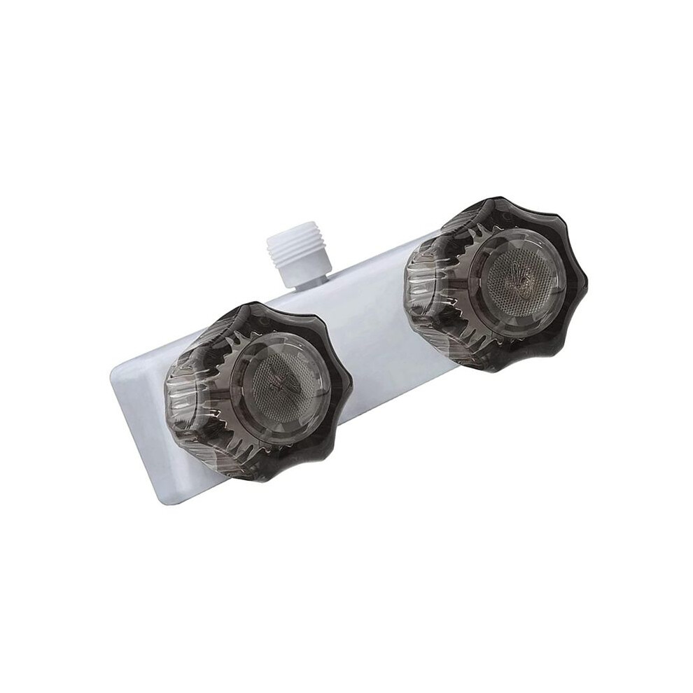 Rv Shower Faucet, Shower Faucet Replacement 4In Rv Shower Valve Diverter With Dual Smoked Knob For Bathroom Shower 6033792901587