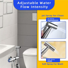 Bidet-SprüHgeräT für die Toilette, Hand-Bidet-SprüHgeräT für die Toilette, Strahlspray für die Reinigung Des Toilettenstoffwindel-SprüHsets