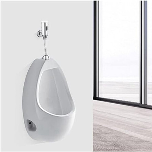 Urinal Sensor Flush Valve Urinal Flush Valve Wall-Mounted Urinal Automatic Flusher Hotel Bathroom Water Saving 1