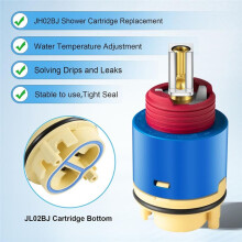 JH02BJ HL-40 Shower Core Replacement,40mm Ceramic Pressure Balance Cartridge,for Tub and Shower Faucet Valve