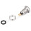Momentary Push Button  Waterproof Silver Dot 8mm  Round DC36V/2A Self Reset for Power Start Doorbell 2