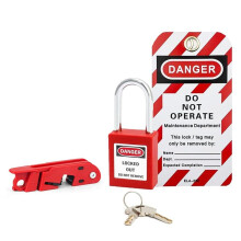 Verrouillage de Disjoncteur, Serrure de Boîte de Disjoncteur, 2,9 LX 0,74 WX 0,82 H (Pouces), Accepte 110-220 Volts, Serrures à Double Bascule B