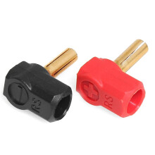 2 Pezzi/Set di Tappi e Impugnature per Dissipatore di Calore In Metallo A Forma di L con Guscio Rigido da 4 mm per Parti di Aggiornamento di Auto RC