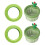 Cactus Kitchen Sink Drain Strainer,Cactus Sink Strainer, Multi-Functional Cactus Sink Draining Basket Filter 2pcs 1