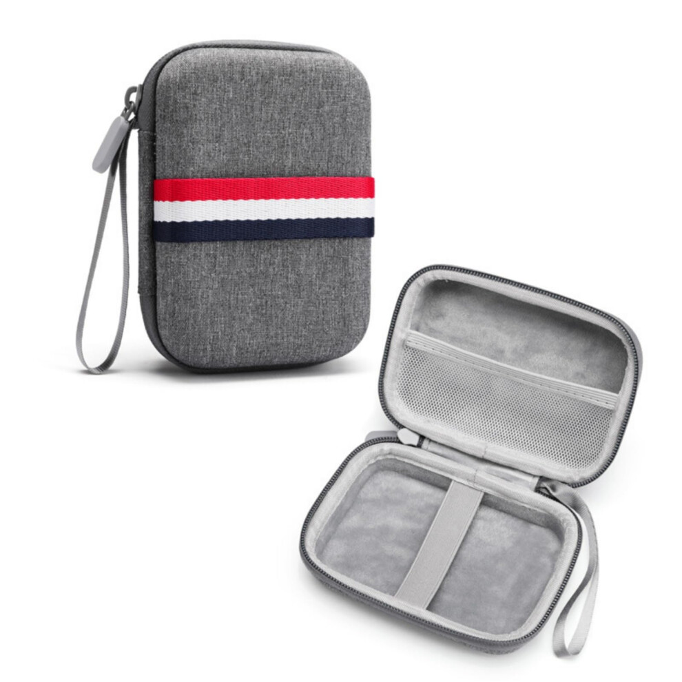 Handheld Console Carry Case For Rg35xx Pro/Trimui Brick, Shockproof Eva Protective Travel Case Grey 9053599461395