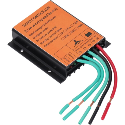 MPPT Wind Charge Controller 12V 24V with Fast Charging and Multiple Protections for Off Grid Systems 2