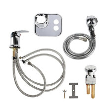 Shampoo Bowl Faucet,Replace Professional Chrome Faucet, Sprayer Hose,Vacuum Breaker, Shampoo Sprayer,Vacuum Breaker Hose