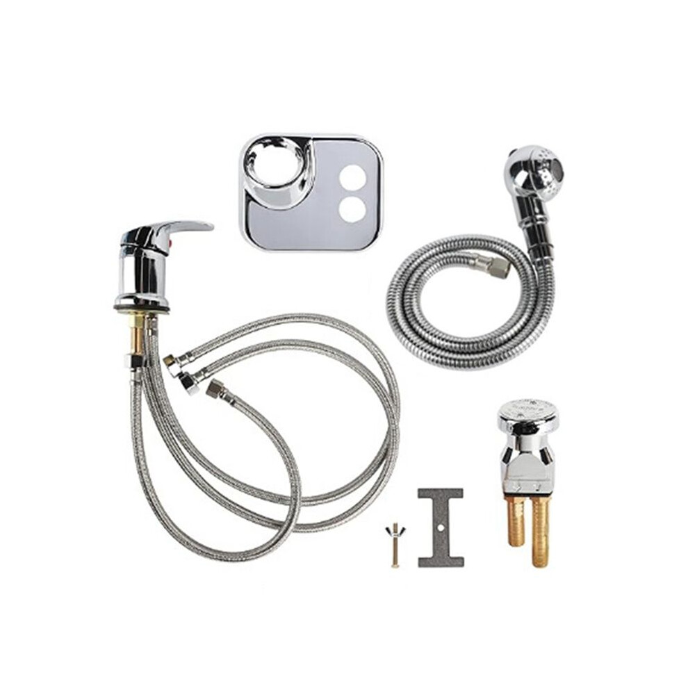 Shampoo Bowl Faucet,Replace Professional Chrome Faucet, Sprayer Hose,Vacuum Breaker, Shampoo Sprayer,Vacuum Breaker Hose 6031577664887