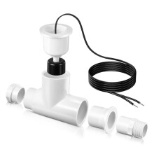 SS1 Condensate Overflow , SS1 Float T Shape with 3/4 Inch Adaptor & 6FT Wire, for Rectorseal 97632