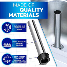 Bar Sink Overflow Pipe 7.48inch Sink Strainer Pipe Tube Bathroom Pipes Fittings -Sink Drain Strainer Pipe Overflow