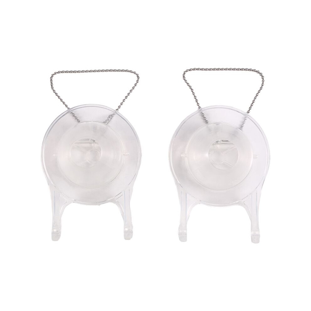 2Pcs Toilet Flappers Replacement For Ga715014-Geg1 3 Inch With Stainless Chain And Hook-Reliable Toilet Flapper 4712920862335