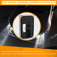 Car LED Headlight Power Module Control Unit Ballast A2139002616 A2229000515 for W205 S205 2014-2021