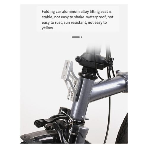 Folding Bicycle Accessories, Pig Nose Faucet Modification Conversion , Riser, Front Car Bag Support 2