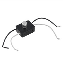 Built-in Dimmer  Combo Kit 120V Rotary Canopy Dimmer  Replacement for Table Lamps / Floor Lights