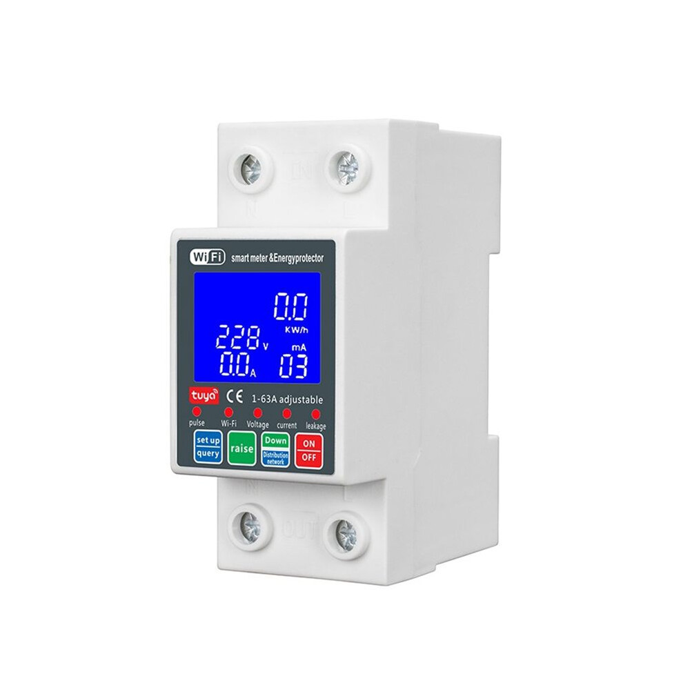 New Wtdzw-63A/N Pv Circuit Breaker Tuya 220V Voltage Current Leakage Protection Mcb Automatic 63A Wifi 6032099257052