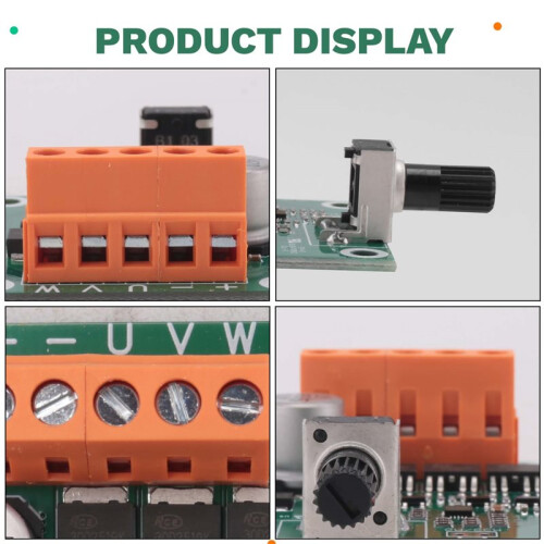 Brushless  Motor Driver Controller Board 6V 12V 24V CD Drive Fan Motor Governor DIY Motor Controller Accessories 1