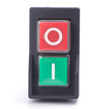 KJD17 6 Pins Electromagnetic Start Push Button Switches 16A AC250V IP55 Waterproof Equipment Safe