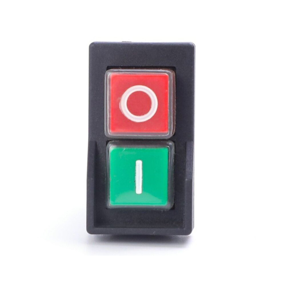 Kjd17 6 Pins Electromagnetic Start Push Button Switches 16A Ac250v Ip55 Waterproof Equipment Safe 6031356968571