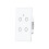 WiFi  Light  Glass Touch Control Fireproof No Neutral Wire Required Remote Control Work,4-Way Rectangular 1