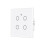 WiFi  Light  Glass Touch Control Fireproof No Neutral Wire Required Remote Control Work,4-Way Square 1
