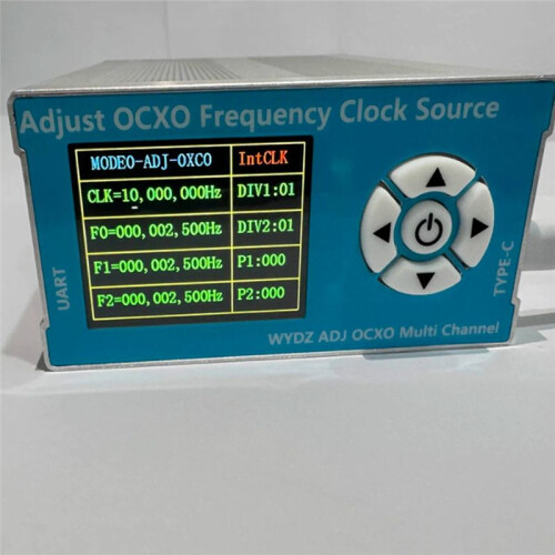 10M 0.1ppm OCXO Adjustable Frequency Standard 2.5K-200M Clock Source Module W/ SMA Female Connectors 1