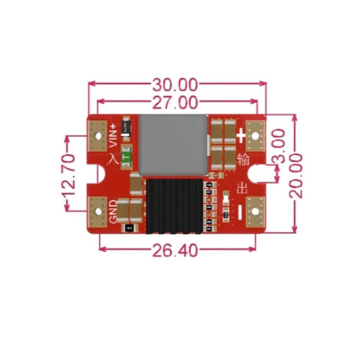 Downstream Voltage Reduction Module Efficiency 96% Model High-Power Antihypertensive Board Low Ripple 9V 2