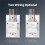 WiFi  Light  Glass Touch Control Fireproof No Neutral Wire Required Remote Control Work,4-Way Square 2