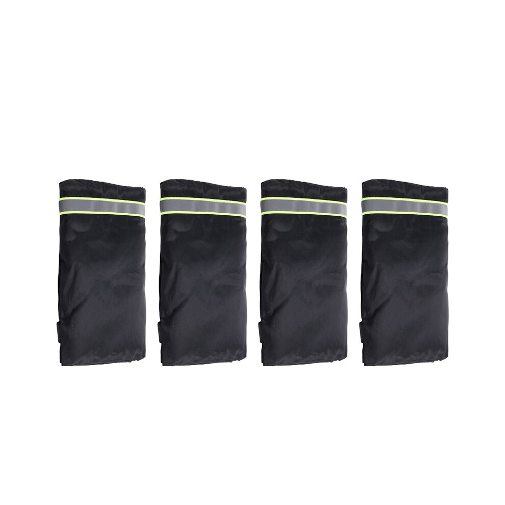 4Pcs Outdoor Faucet Covers For Winter Freeze Protection,16X25cm Thicker Hose Bib Insulation Cover With Reflective Strips 4713970197477