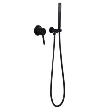 Wall Mounted Hot and Cold Water Showerhead Shower Set Shower Set Black