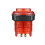 1PCS Illuminated Led Push Button 28mm Nut with 4Pin Light Cable for Zero Delay Board Arcade Game Machine Parts Red 1