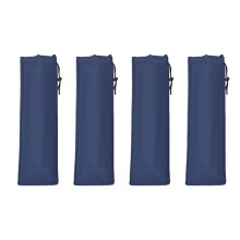 Paquete de 4 Cubiertas de Grifo de Poliéster Azul Marino, Cubierta de Grifo Aislante para Interior y Exterior, Cubierta Anticongelante para Exterior