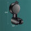 New Unique Horizontal Setting,Suction Cup Handheld Shower  Holder ,Large Shower  Supports,Wall Mounted Black 5