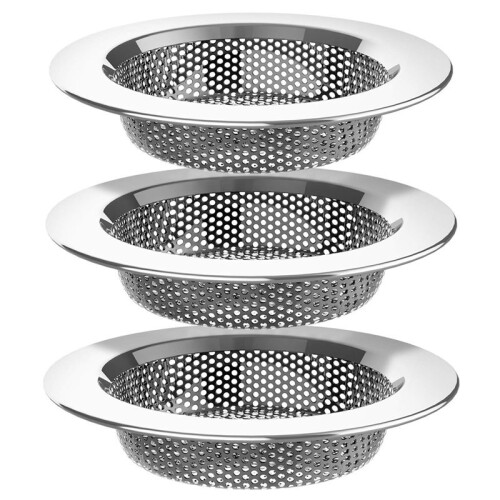 Kitchen Sink Strainer, Stainless Steel Sink Drain Strainer, Dishwasher Safe