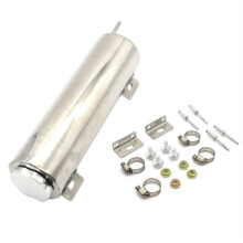 Car Universal Polished Overflow Water Tank Radiator Cooling Water Kettle Car Accessories