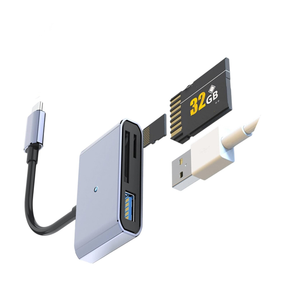 Type C To Sd Microsd Card Reader Usb C Adapter Speed Transfer For Phone Tablet Laptop 9092120873696