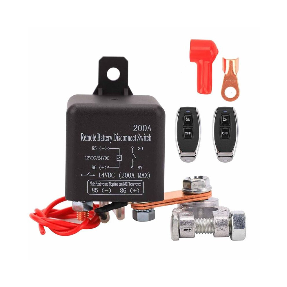 Remote Battery Disconnect 360A Starting Current Upgraded Kill For Car Truck Dc12v 200A Remote Control 6031282580878